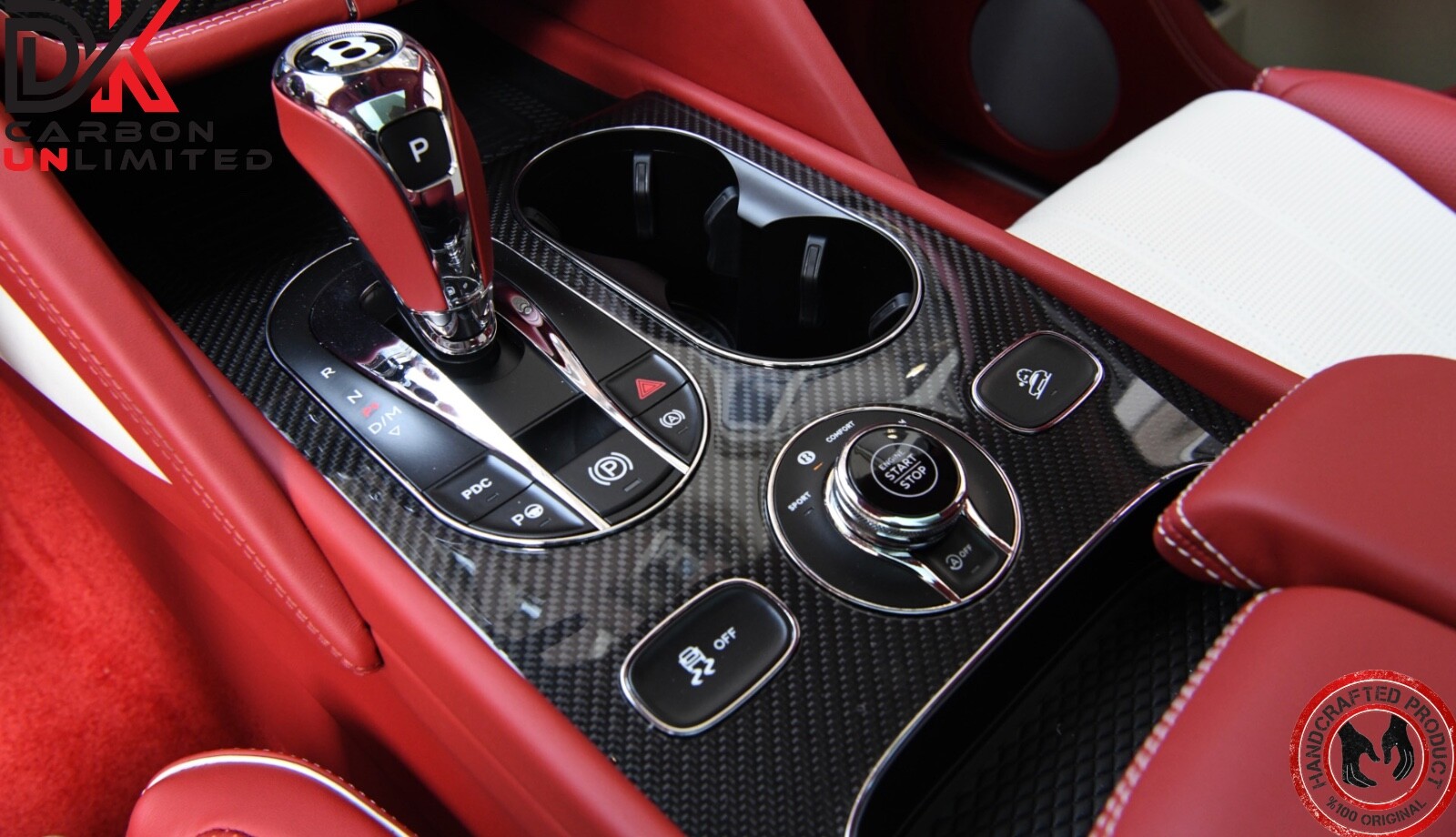 Bentley Bentayga 2016 to 2020 Pre Facelift Gloss Finish Carbon Interior Trim Kit