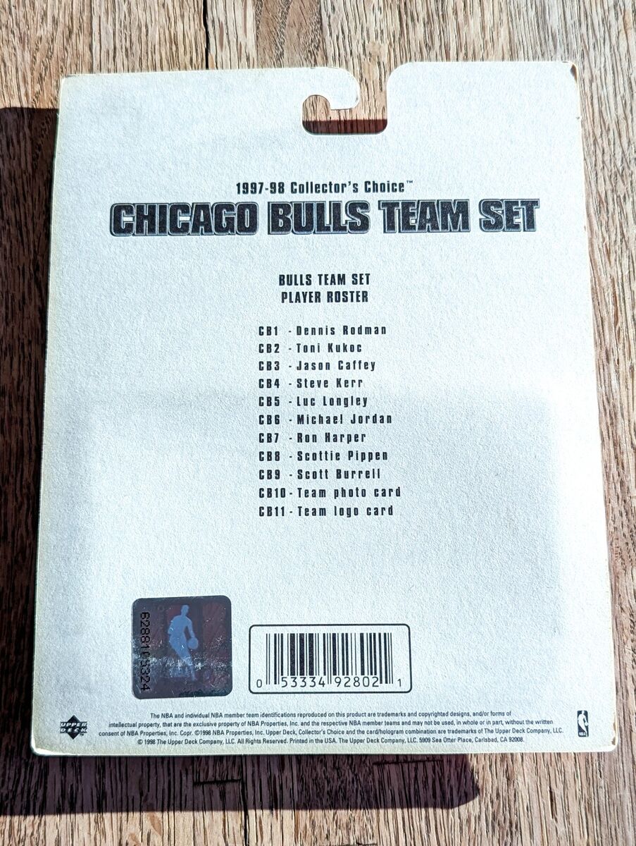 1997-98 Upper Deck Collector's Choice Chicago Bulls Team Set 1997-98 Upper Deck Collector's Choice Chicago Bulls Team Set