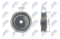 RNK-HD-017 NTY Umlenk-/FüHrungsrolle, Keilriemen FüR Honda,Subaru
