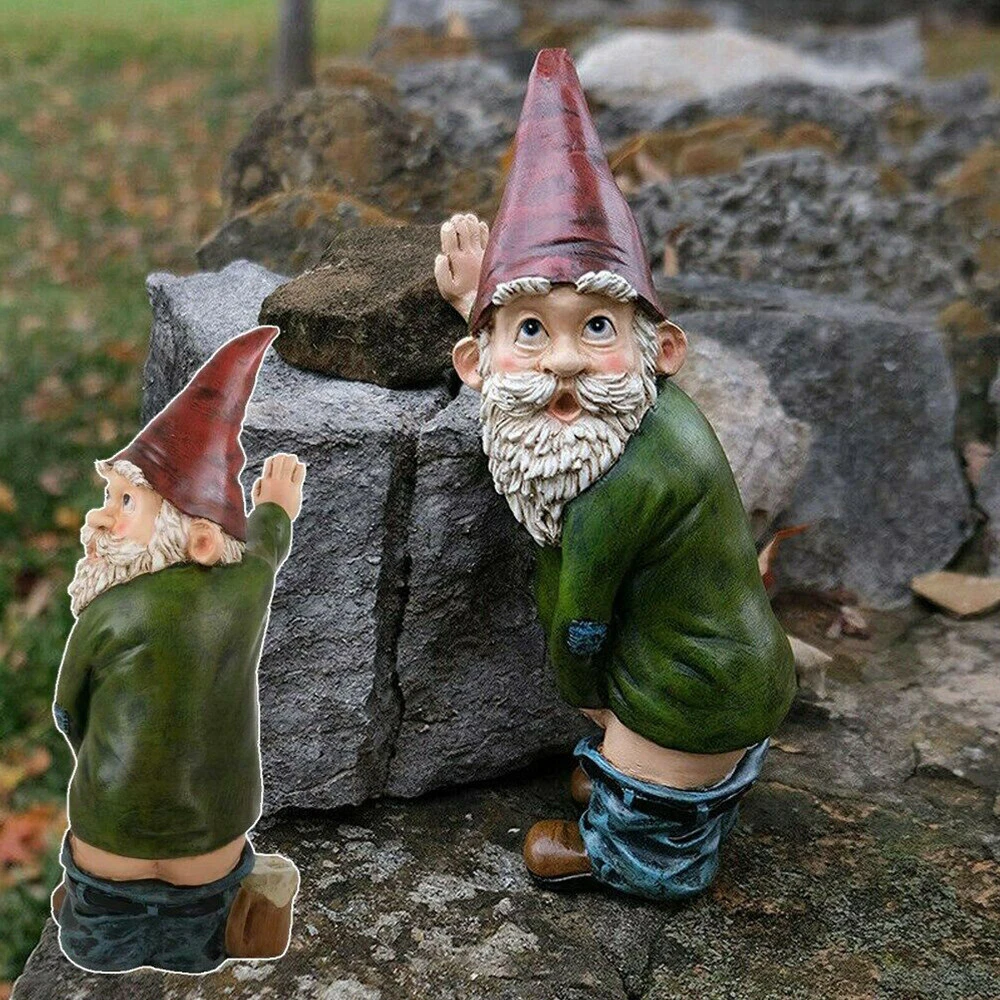 Funny top garden gnomes
