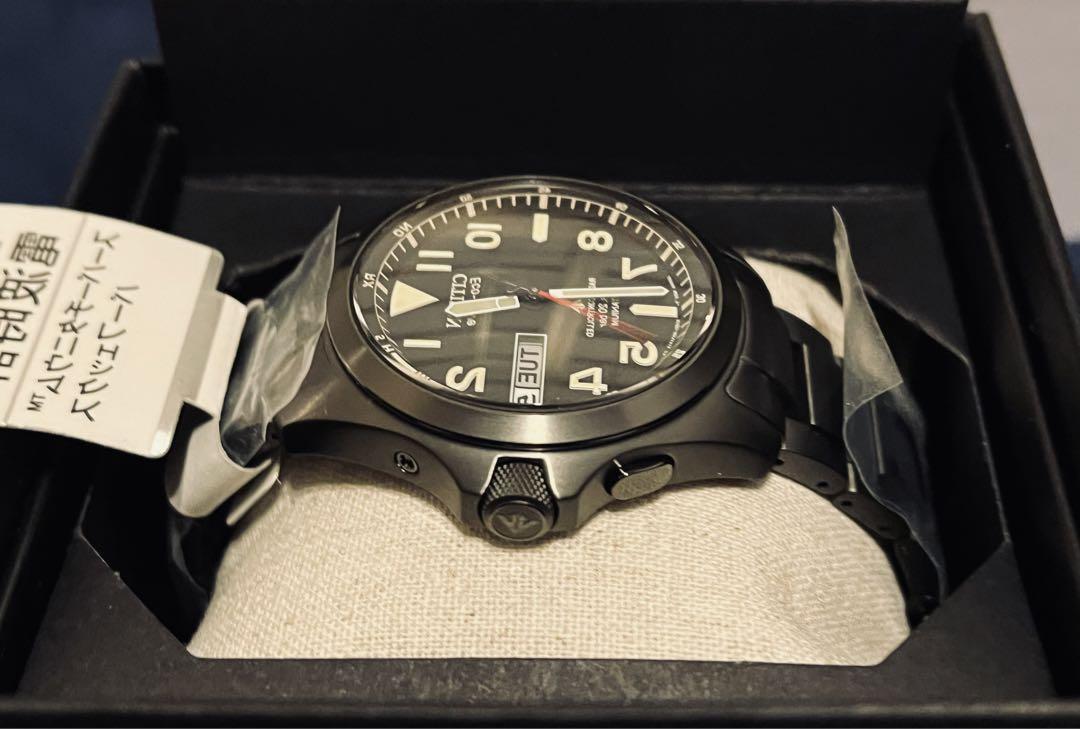 Citizen Promaster Titanium Day Date Box Eco Drive Solar Mens Watch