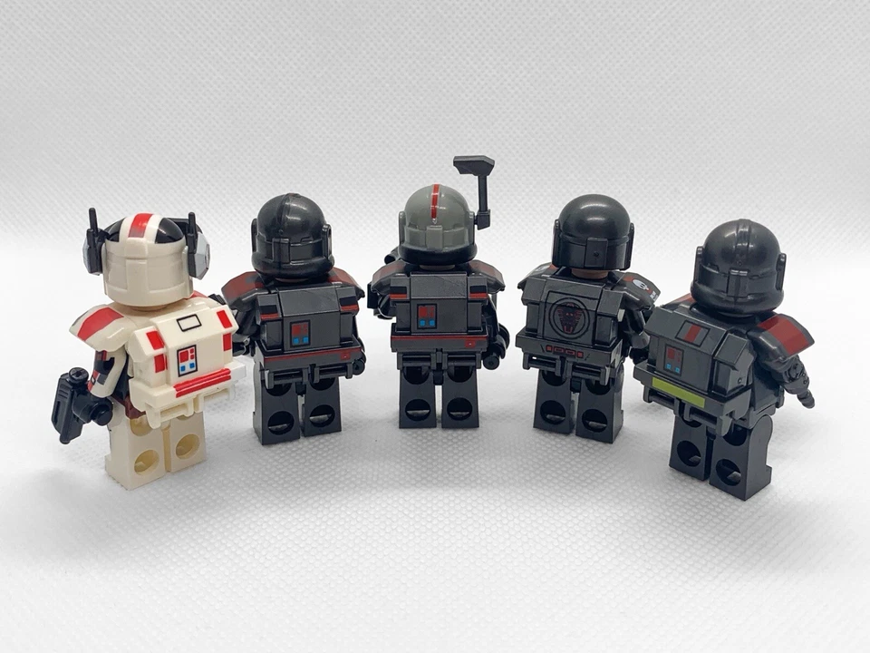 Lego Star Wars Bad Batch Clone Force 99 Crosshair, Wrecker, Hunter, Tech & Echo - Image 4 of 4