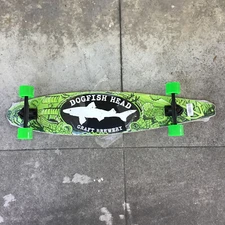Dogfish Head Craft Brewery Longboard Beer Advertising Skateboard Wheel 42"