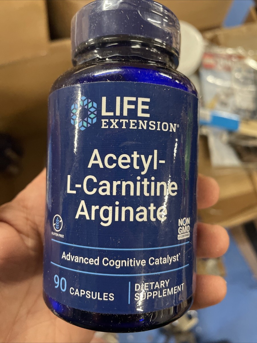 Life Extension Acetyl-L-Carnitine Arginate - 90 vcaps (k5
