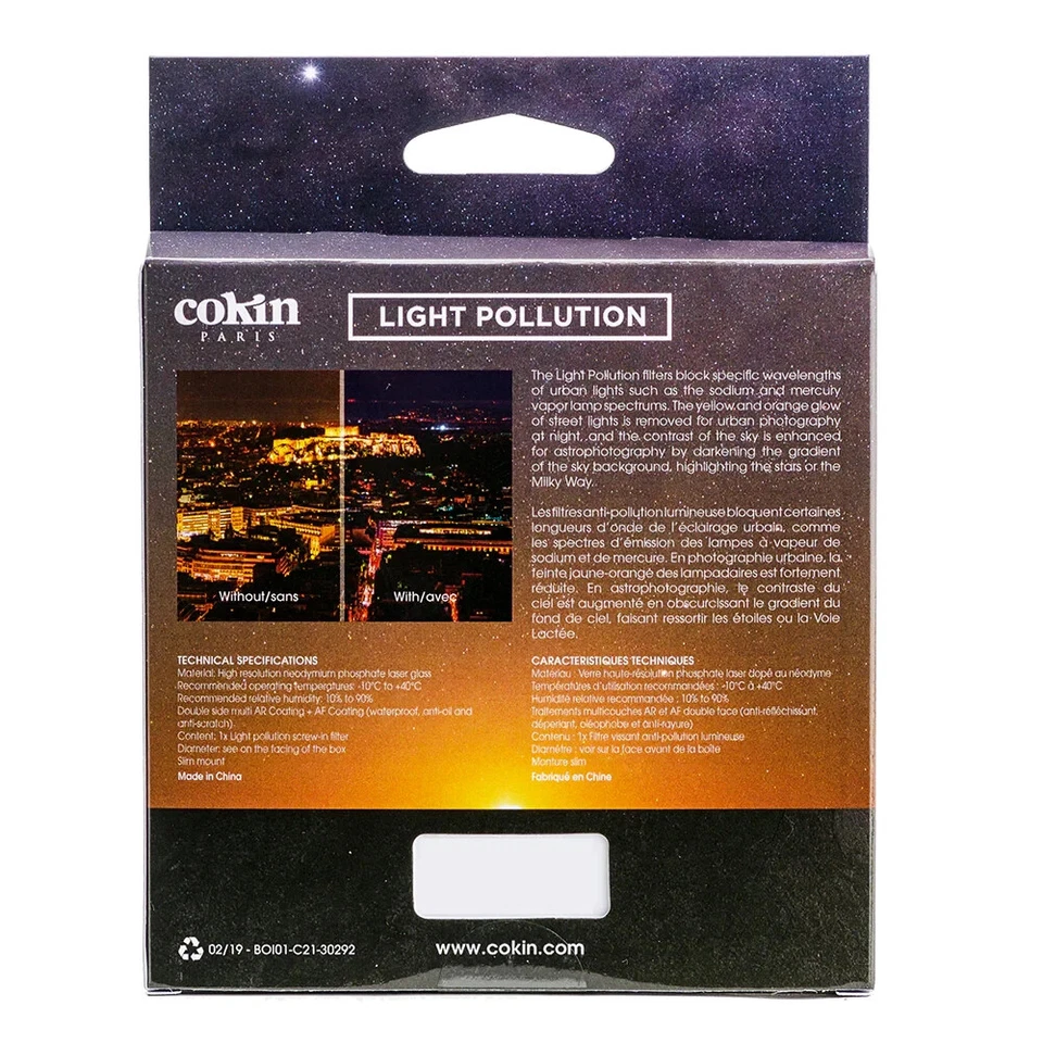 Cokin 82 mm NUANCES Clearsky Light Pollution Filter - Image 4 of 4