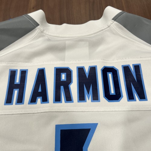 Nike Jersey Men's NFL Tennessee Titans #1 Harmon White On Field Stitched Small - Picture 9 of 10