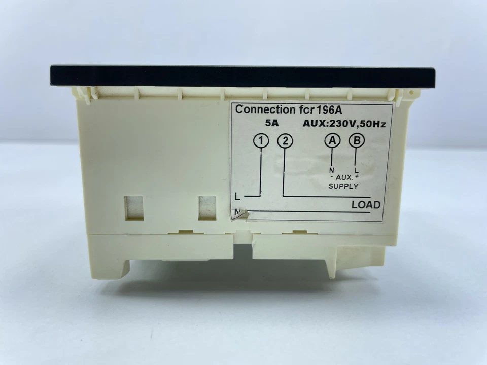 RISH DPM 196A 1PH Current Measurement AC Digital Panel Meter 96X96MM - Image 3 of 4