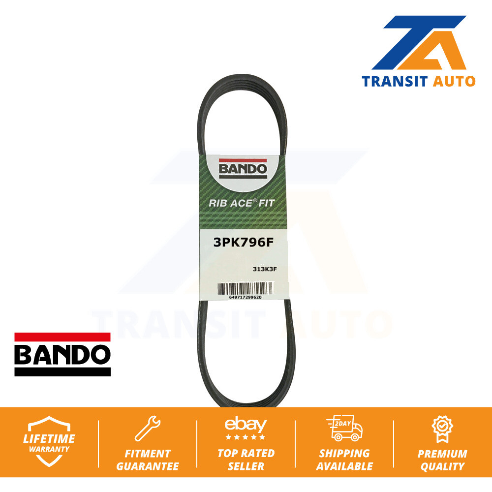 Water Pump Accessory Drive Belt For Hyundai Sonata Kia Optima Santa Fe