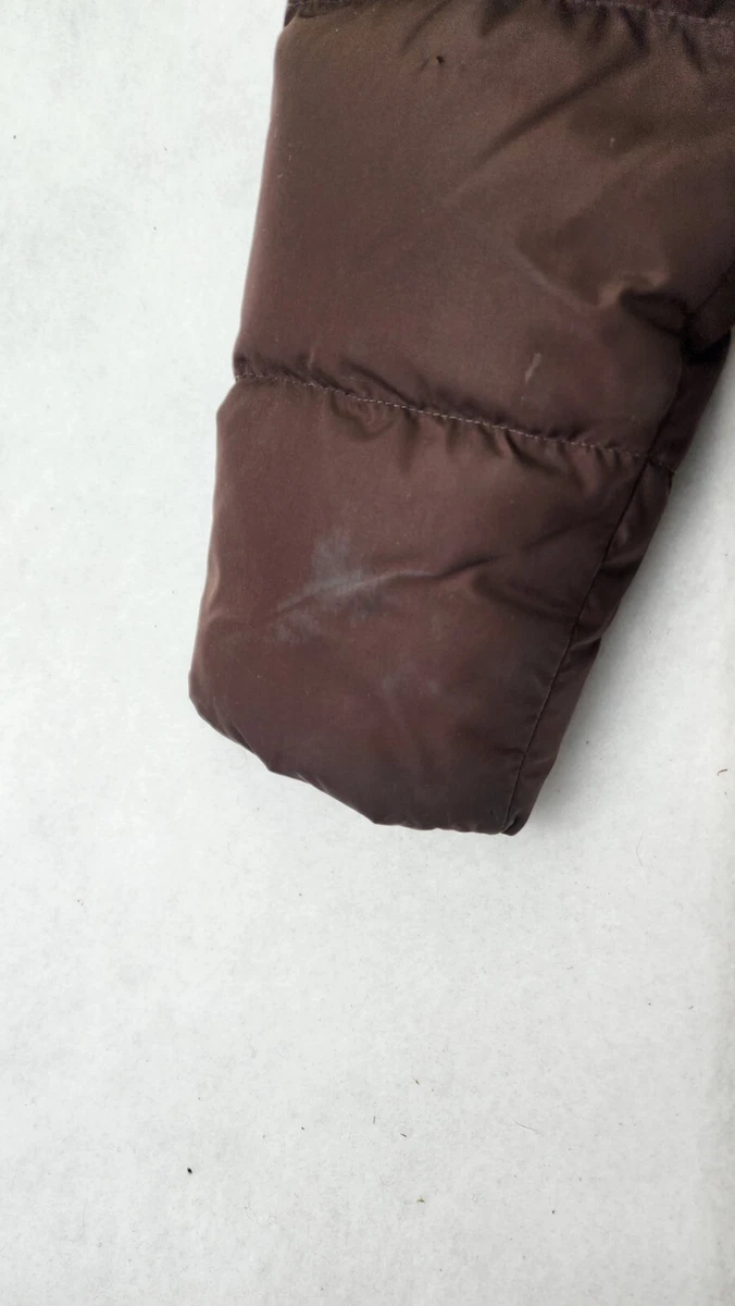 EDDIE BAUER Brown 700 Fill Power Goose Down Zip Up Jacket Women&