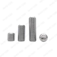 304 Stainless Steel Hex Socket Set Screw Cup Point Grub Screws DIN916 M2-M5