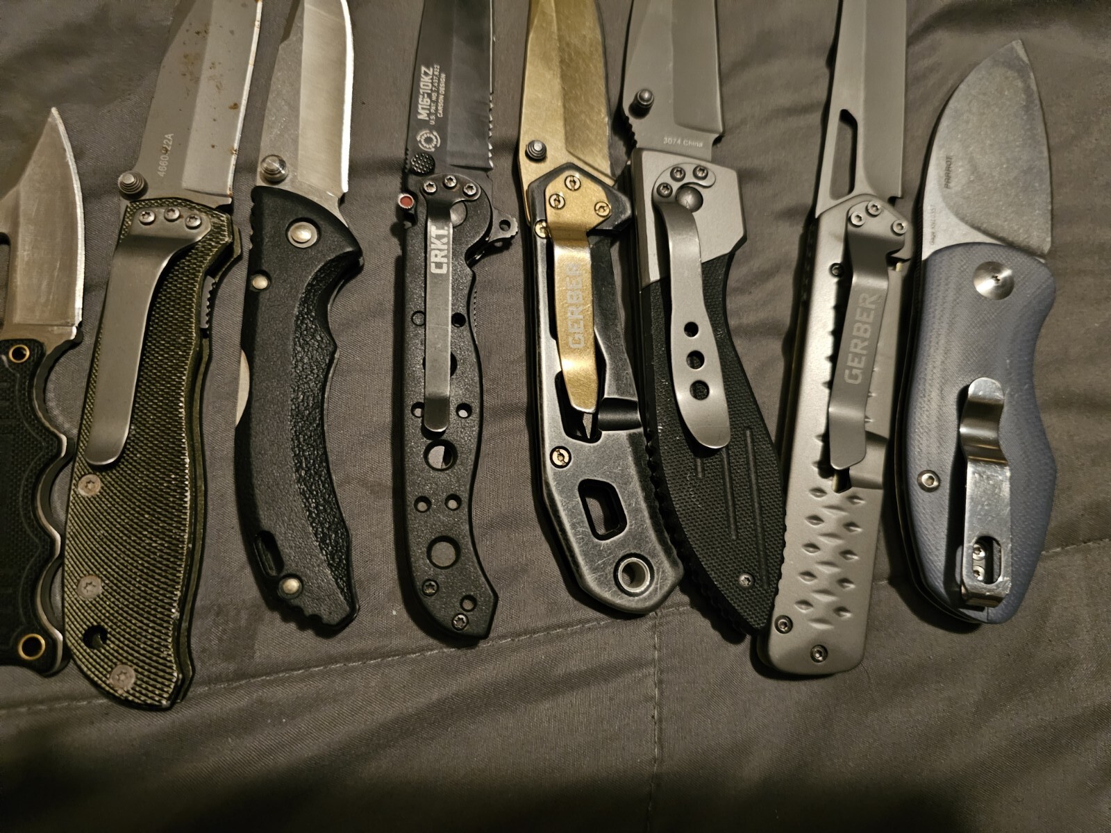 Huge Lot! 25 Folding Knife Smith&Wesson Gerber Buck Benchmade CRKT