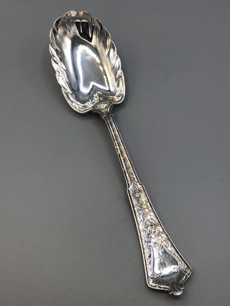 Persian by Tiffany & Co. Sterling Silver large Preserve Spoon 8.75