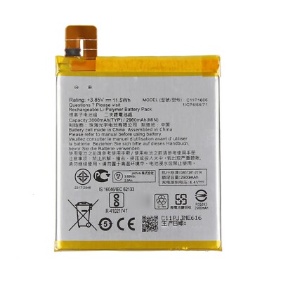 Ricambio Batteria ZenFone 3 Batteria Sostitutiva Per Asus ZenFone 3 - 2650mAh, Compatibile Con ZE520KL E ZB501KL, Nuova E Originale Batteria Per ZenFone 3 ZB501KL - Foto 6
