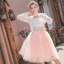 Fashion for Women Tutu Tulle Skirt Wedding party dress free size length 65CM