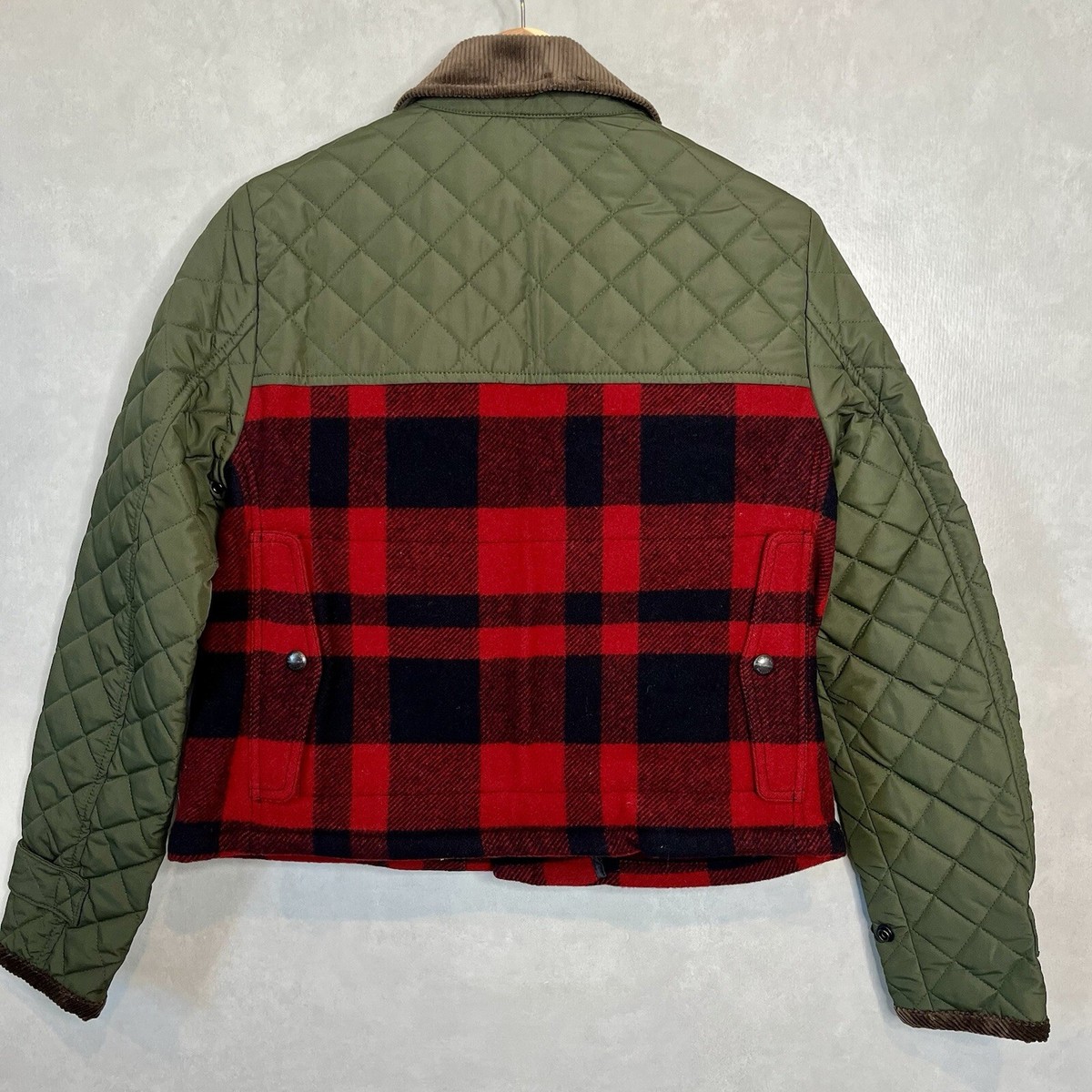Ralph Lauren wool JK チェック　L Polo Ralph Lauren Plaid Wool-Blend Shirt Jacket | Saks Fifth