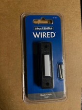Heath Zenith SL-664-90 Wired Push Button, Bla...