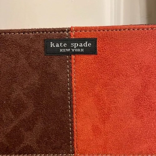 Vintage Kate Spade Wildleder Color Block Handtasche - Top gebrauchter Zustand - Bild 3 von 12