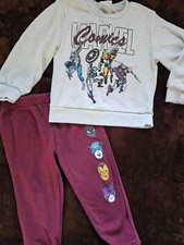 Boys Marvel Sweatpants and Sweatshirt Set Size 4T