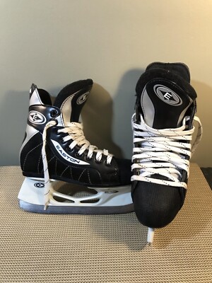 Vintage Easton Magnum Youth 2D Ice Hockey Skates Black - Near Mint 
