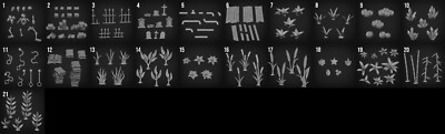 Basing Bits sets 1-21 Warhammer DnD Miniatures Legion terrain fantasy sci-fi