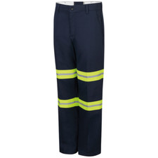 Red Kap Men's Enhanced Visibility Wrinkle-Resistant Cotton Pant