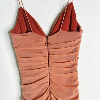 nookie moscow mini dress Nookie Moscow Tan Mini Dress