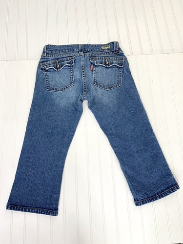 Capris Cropped Denim Low Rise 