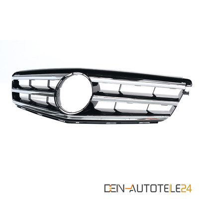KÜHLERGRILL SPORTGRILL PASSEND FÜR MERCEDES C KLASSE W204 S204 GLANZ SCHWARZ