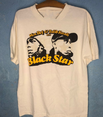 Maglietta Rawkus Records Mos Def Rap Unisex | T-Shirt In Cotone 100% Nero | Regalo Per Amanti Hip Hop E Writer