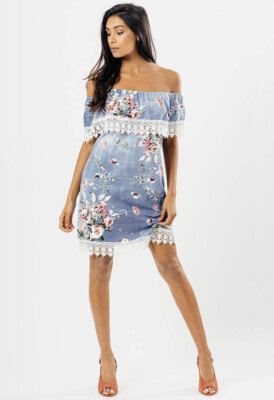 white christmas dresses Women's Crochet Dresses | Bardot Maxi Dress | Anna Kosturova main image 1