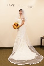 Strapless A-line Wedding Gown and - A contemporary approach to classic styling