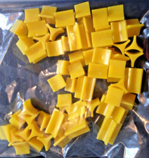 Vintage Waddingtons Risk Complete Set Yellow Army Playing Pieces