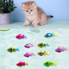 LED Cat Interactive Toy With Light Water Swimming Fish  Cat and Dog Indoor Play