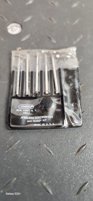 NOS General Jewelers Screwdriver Hobby Kit interchangeable Bits 10013 USA