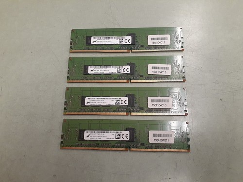 16GB (4x4GB) Micron 1Rx8 PC4-2133P Server Memory RAM MTA9ASF51272PZ-2G1A2II 1448