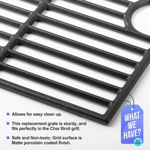 Grill Grates for Nexgrill Home Depot 720-0830H 720-0783E 720-0670C 17 Inch Ca... - 第 5/9 張圖片