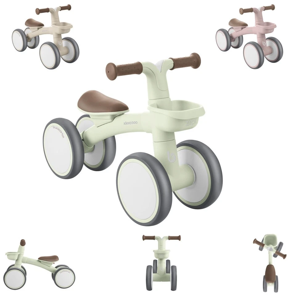 Kikkaboo Rutschfahrzeug Zipi Korb, EVA-Reifen, Sitz verstellbar, ab 1 Jahr