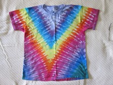 Five Vintage Tie Dye T-Shirts, 100% Cotton