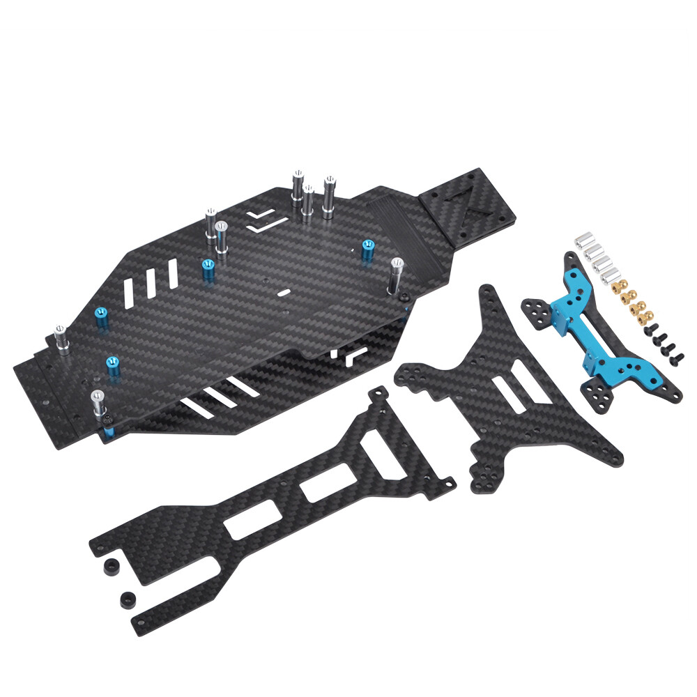 Carbon Chassis Frame Kit for Tamiya DF03 Chassis Upgrades | eBay