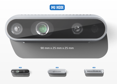 Intel Realsense D435i Depth Camera Microsoft Azure Kinect 