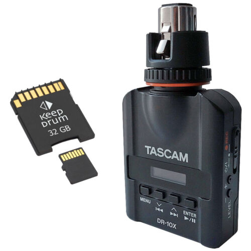 Tascam DR-10X Recorder + SD-Karte 32 GB - Afbeelding 1 van 5