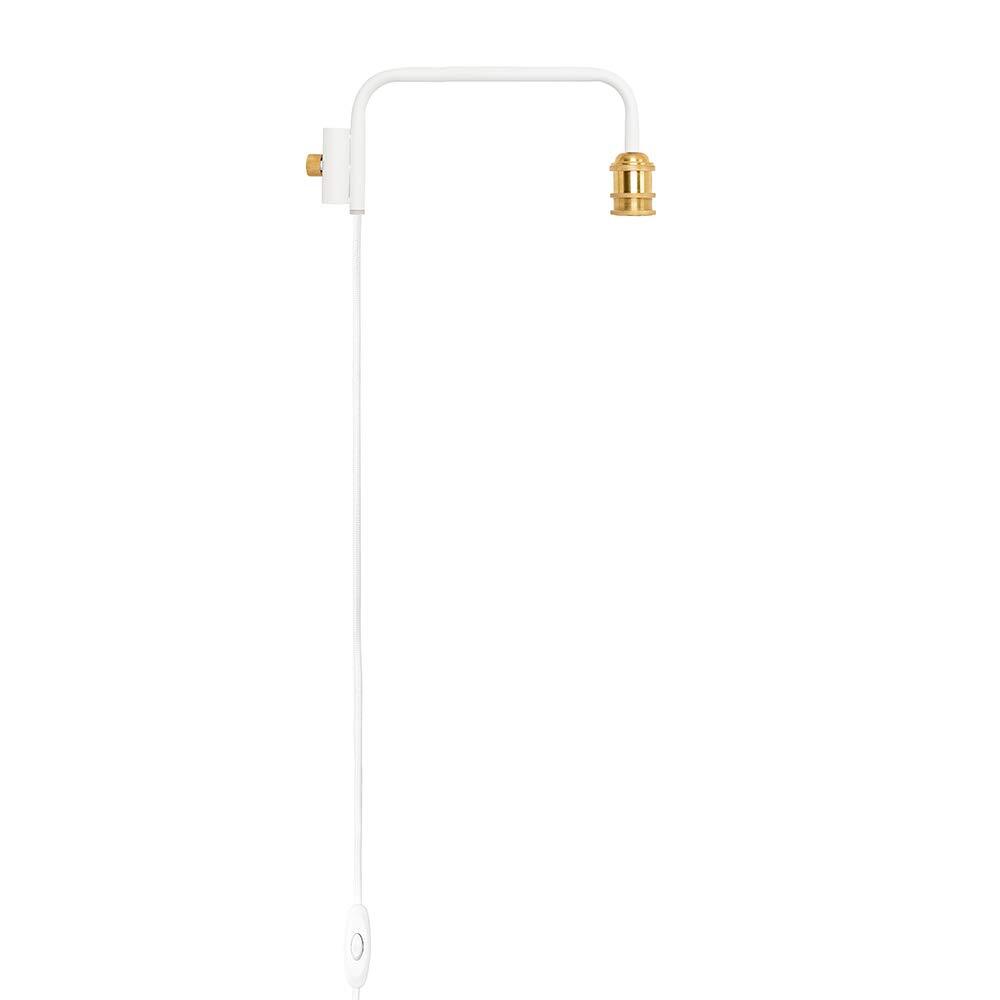 DRAW A LINE　Lamp Arm L & 203 Shade Draw A LINE Lamp Arm White Size: Width 38X Depth 5x Height 16cm