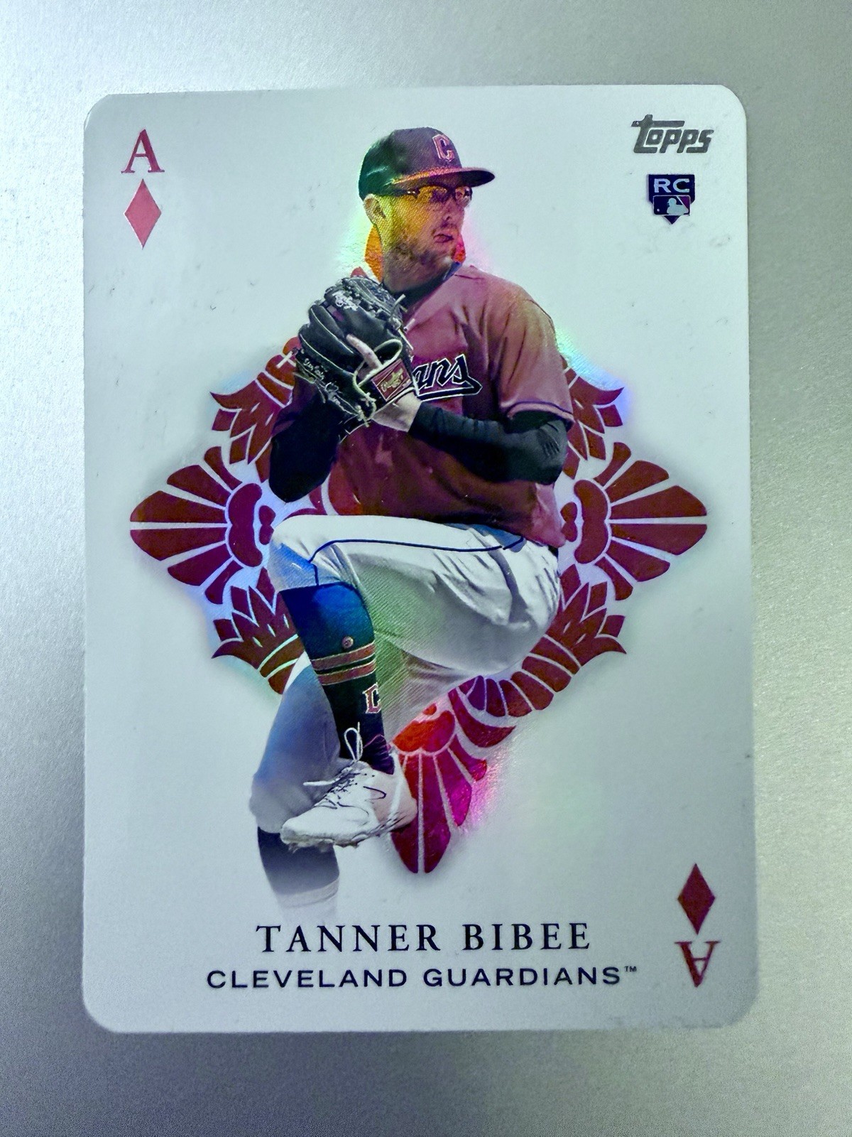 2023 Topps Update Tanner Bibee RC All Aces BLUE Parallel SP #AA-68 Gaurdians