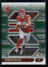2024 Donruss Elite Travis Kelce The Elite Green #6 Kansas City Chiefs