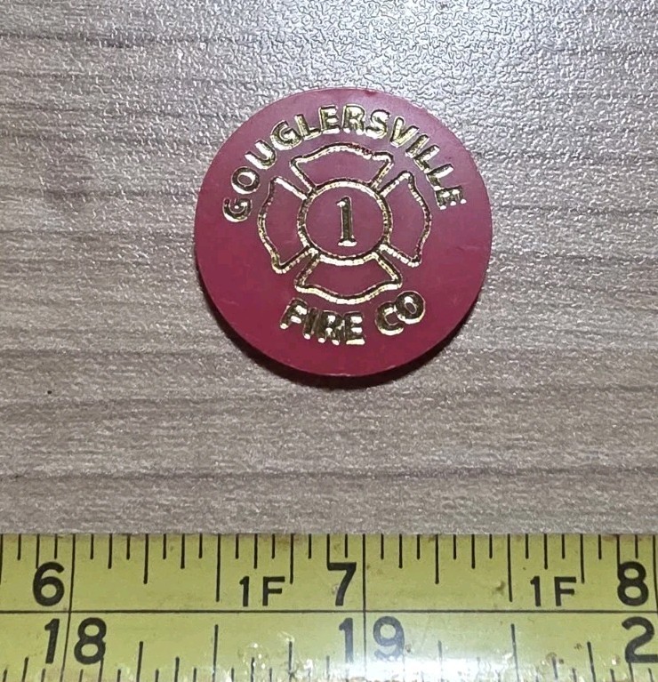 Vtg Gouglersville Fire Co Trade Token