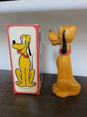 Vintage Walt Disney Pluto Avon 4 oz Non-Tear Shampoo w/Box NOS
