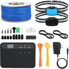 PcEoTllar Electric Fence for Dogs, Underground Dog Fence with 656Ft Wire, 2 Wate