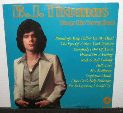 B.J. THOMAS SINGS HIS VERY BEST (VG+) SP-4005 LP VINYL RECORD