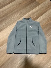Converse All star Fleece Zip Up Gray Sweatshirt Size Youth Large