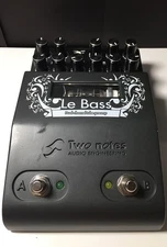 Two Notes Le Bass Dual-Channel Tube Bass Preamp – Powers On / Untested